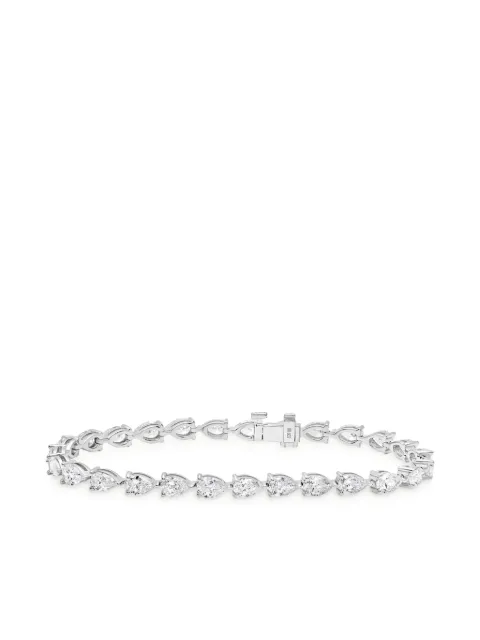 Jewels Aficionado 18K white gold diamond tennis bracelet