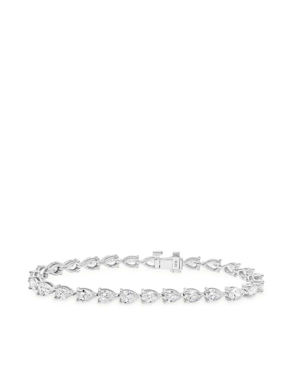 18K white gold diamond tennis bracelet
