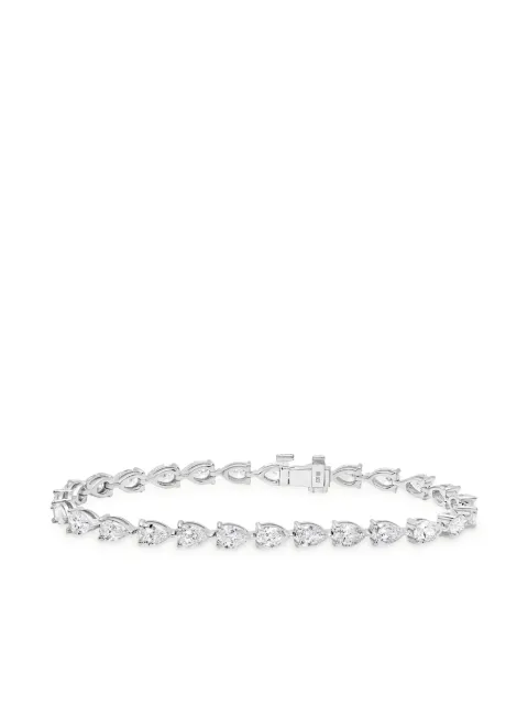 Jewels Aficionado 18K white gold diamond tennis bracelet