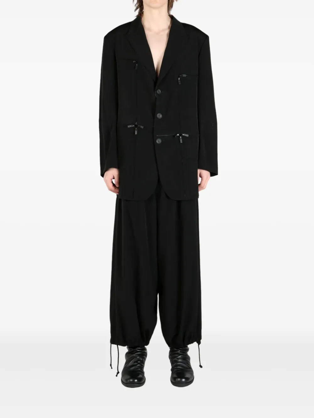 Yohji Yamamoto zip-detail blazer | Blazers | Image 2