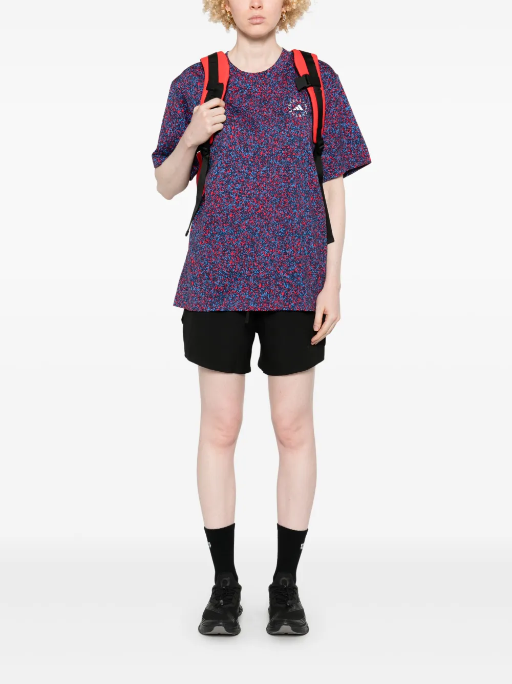 adidas by Stella McCartney T-shirt met print - Blauw