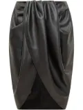 Stella McCartney Altermat draped skirt - Black