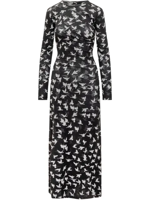 Stella McCartney graphic-print midi dress