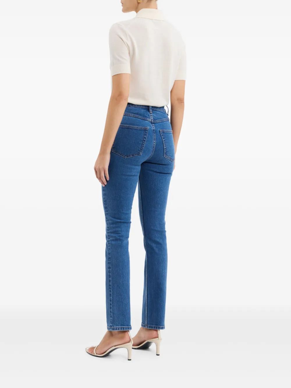 Rebecca Vallance Naomie Straight Leg Jean In Blue