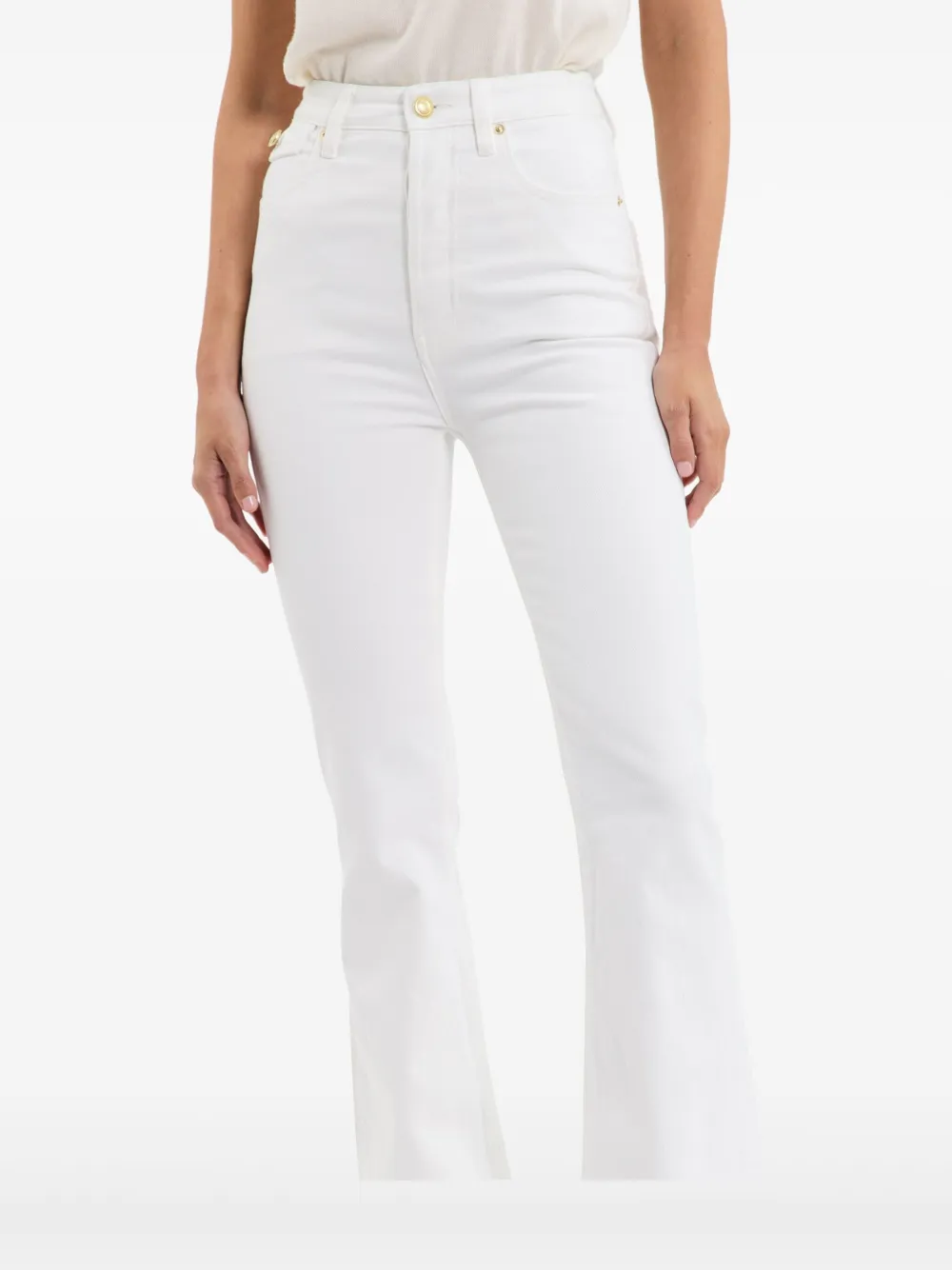 Rebecca Vallance Gisele flared jeans Wit