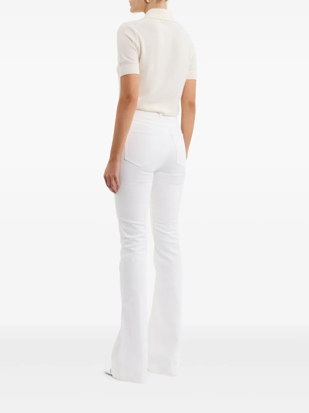 Rebecca Vallance Gisele flared jeans Wit