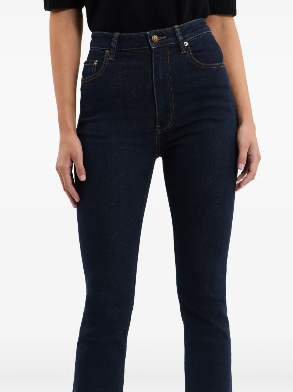 Rebecca Vallance Naomie Straight Leg Jean In Blue