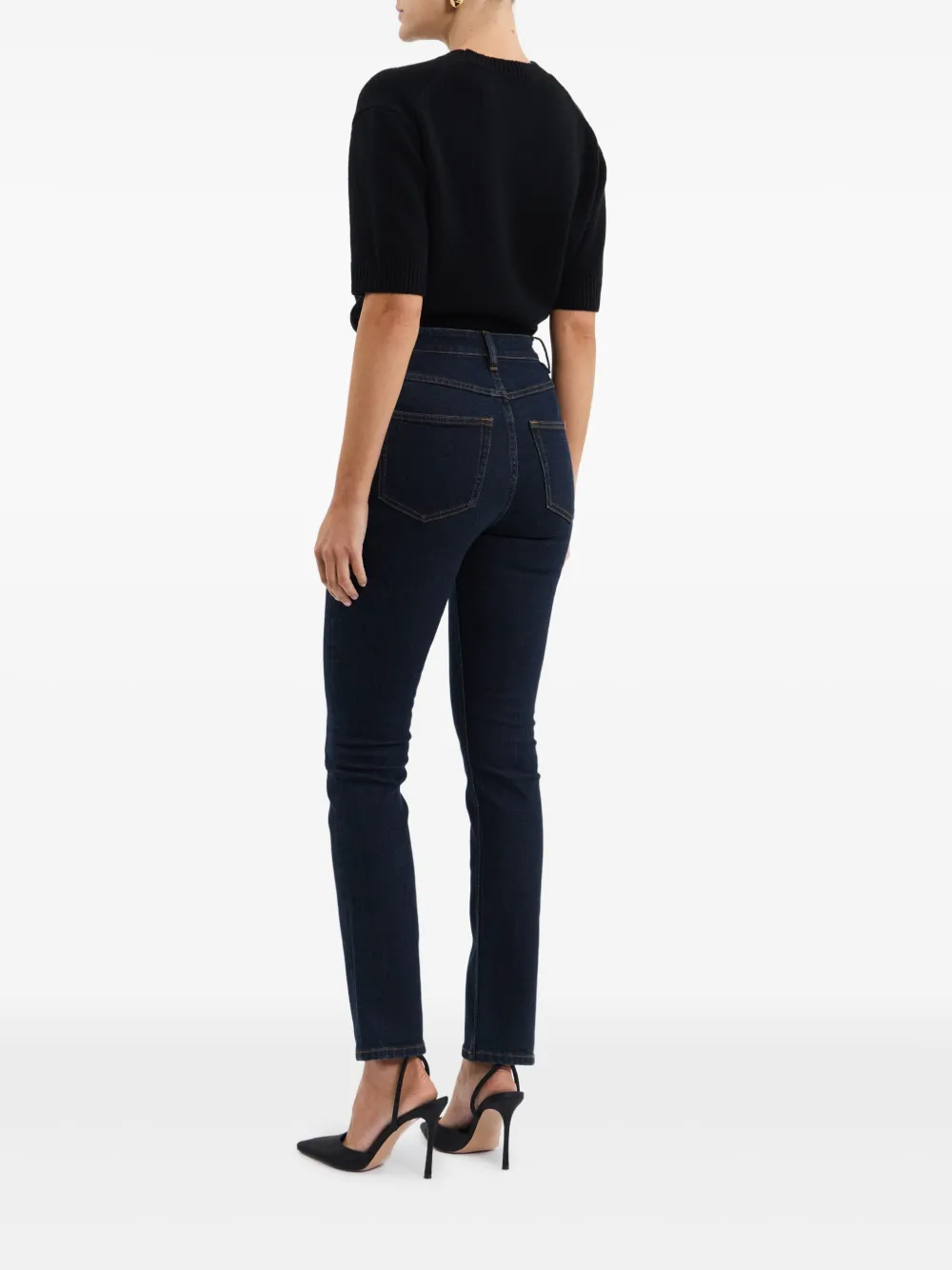 Rebecca Vallance Naomie Straight Leg Jean In Blue