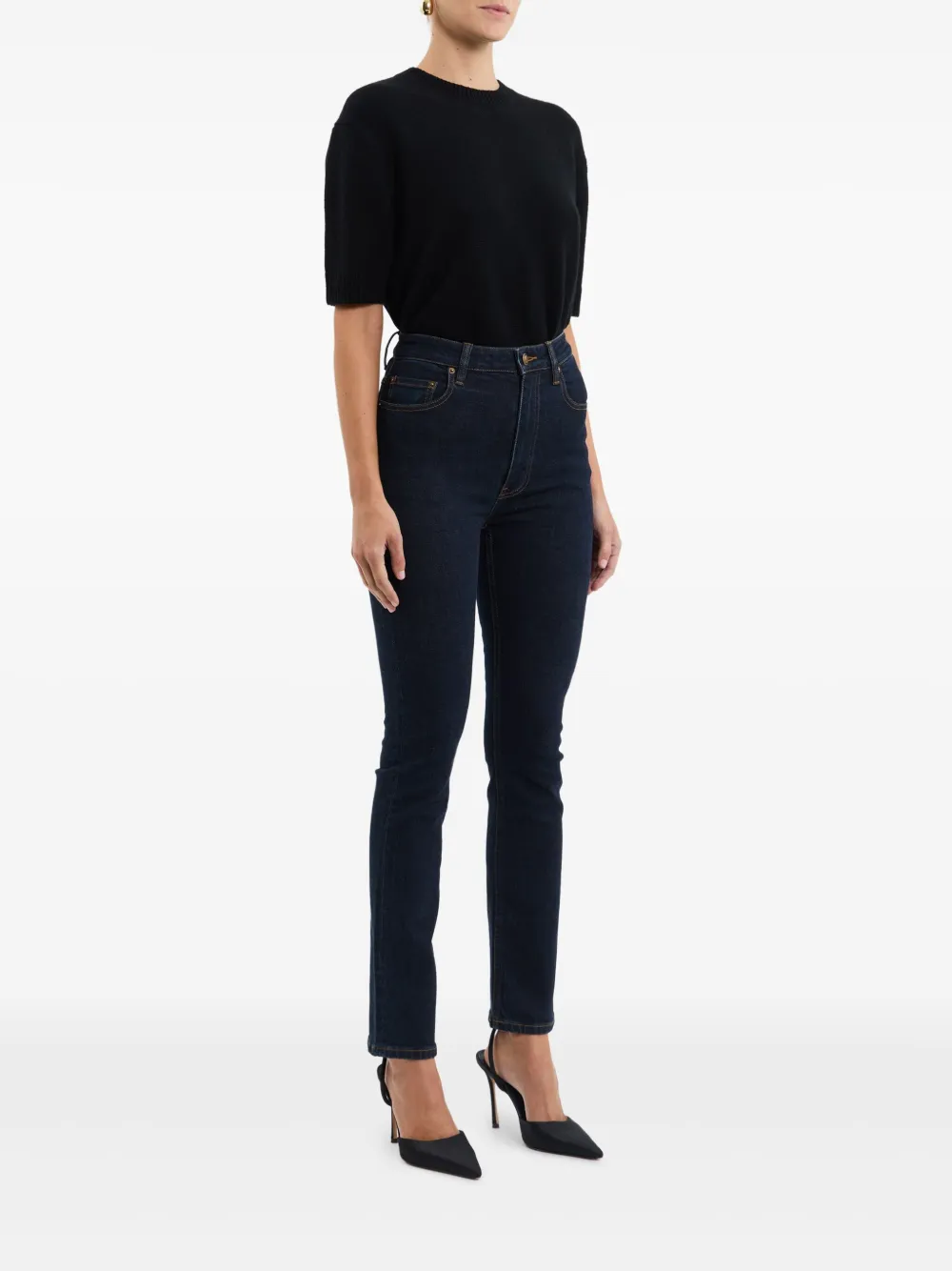 Rebecca Vallance Naomie Straight Leg Jean In Blue