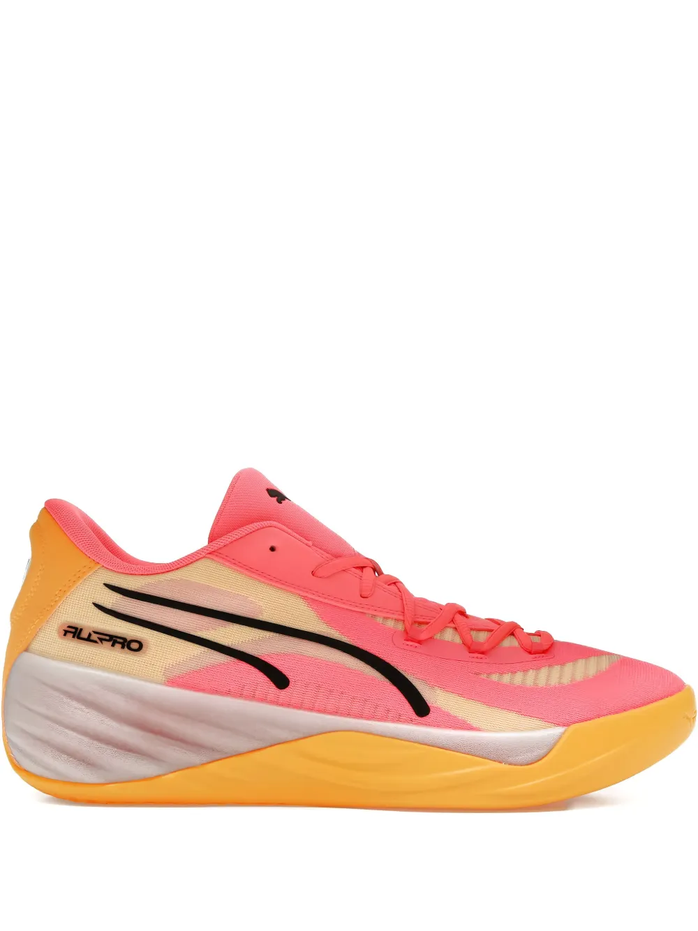 PUMA All-Pro Nitro "Sunset Glow/Sun Stream/Black" スニーカー - ピンク PUMA All-Pro Nitro "Sunset Glow/Sun Stream/Black" スニーカー - ピンク