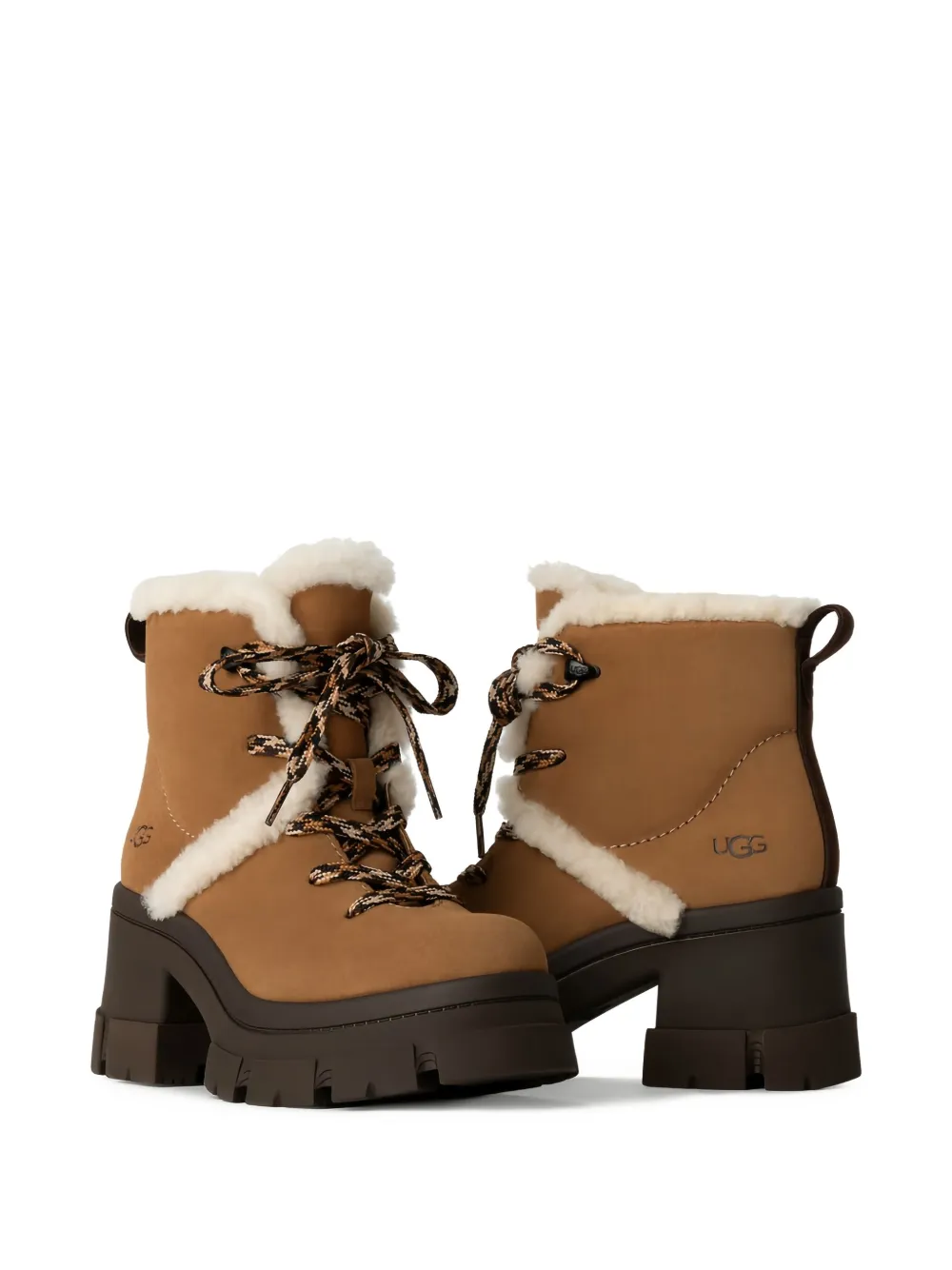 UGG 75mm Brooklyn Hiker "Chestnut" boots Brown
