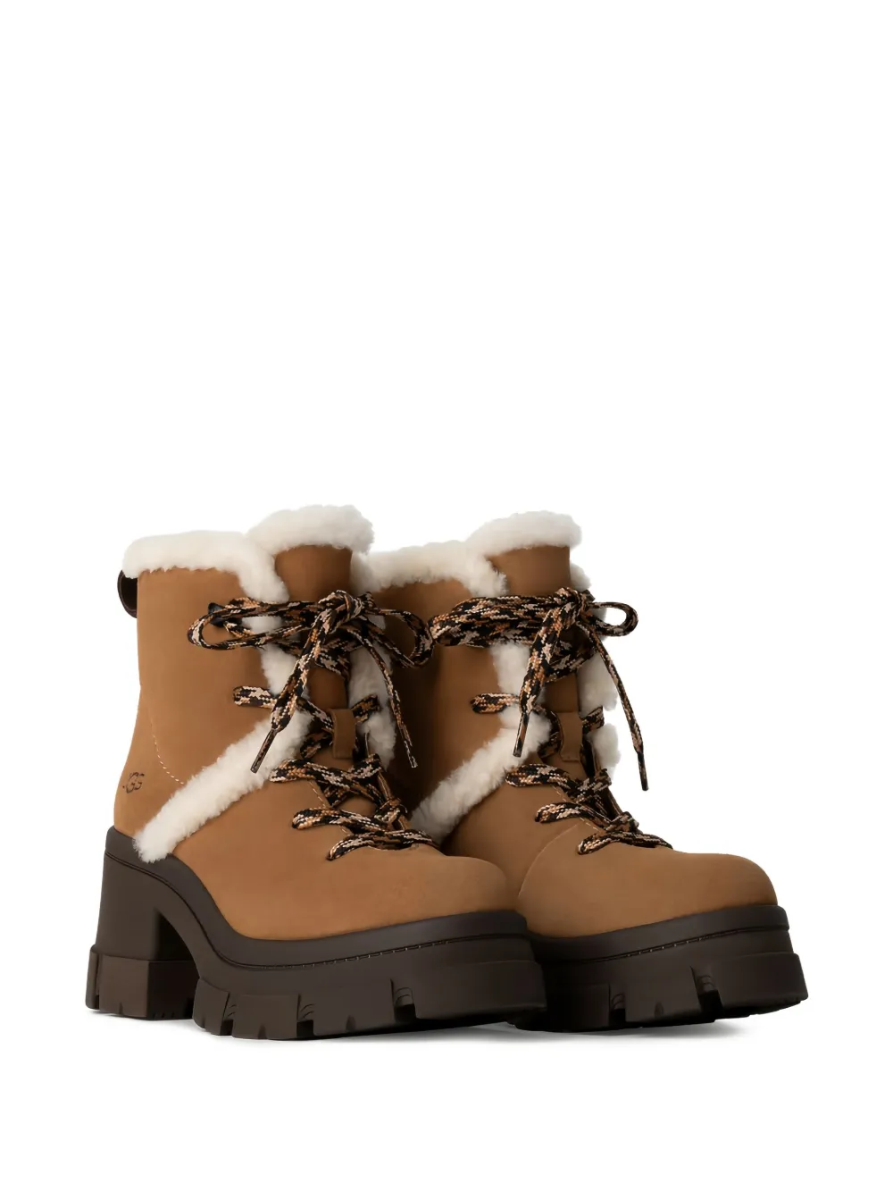 UGG 75mm Brooklyn Hiker "Chestnut" boots Brown