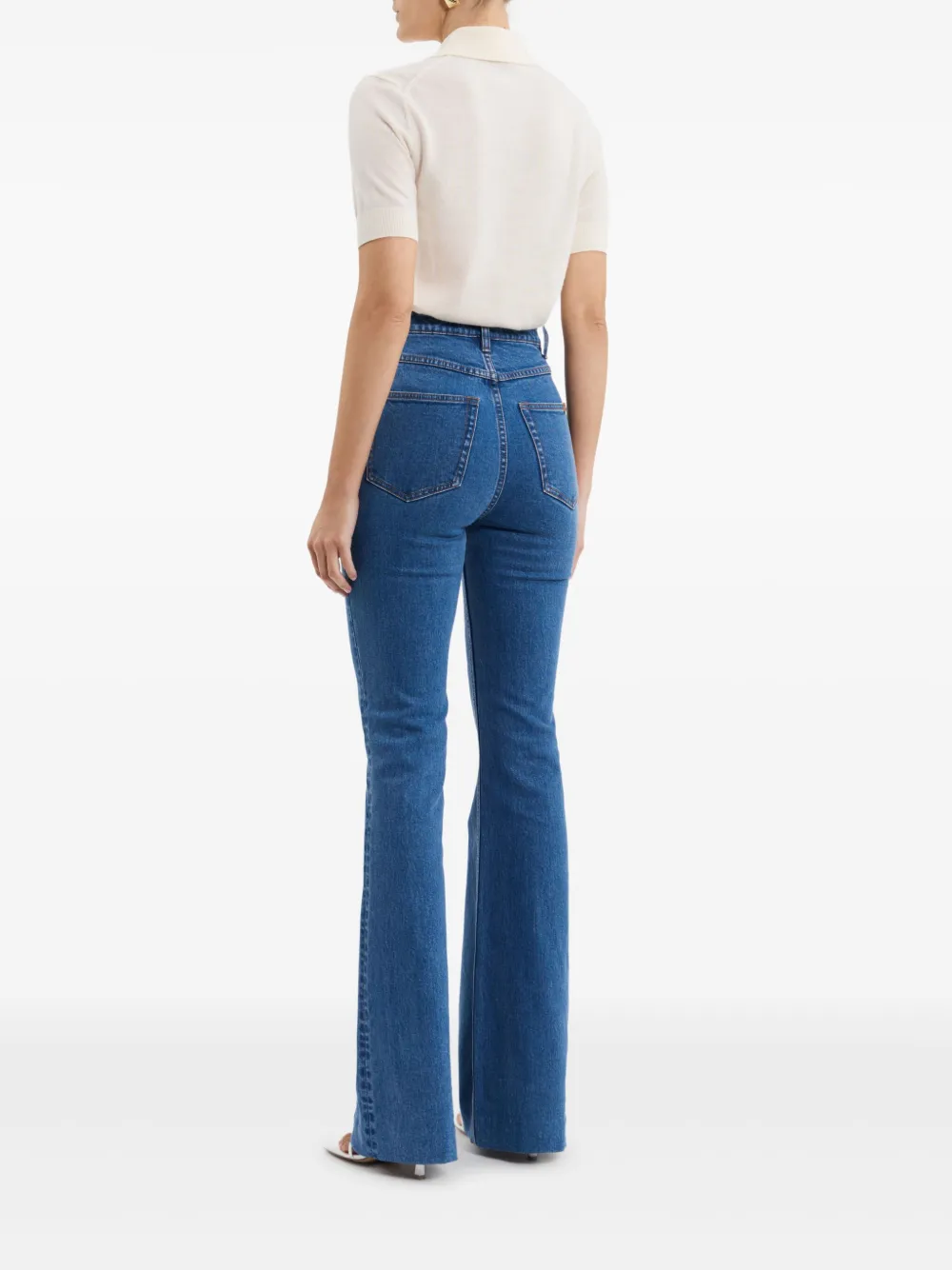 Rebecca Vallance Gisele flared jeans Blauw
