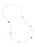 DOWER AND HALL gemstone-embellished necklace - Silver