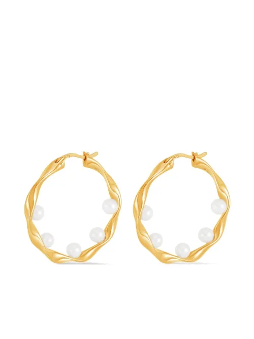 Boucles d'oreilles à perles baroque - DOWER AND HALL - Modalova