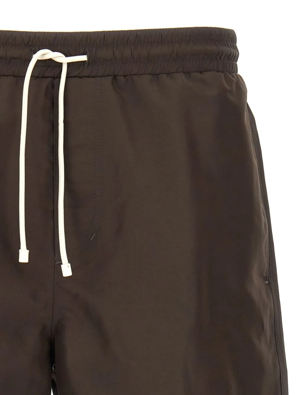 Brunello Cucinelli Zwembroek met logo Bruin