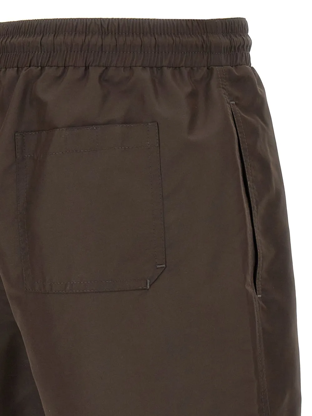 Brunello Cucinelli Zwembroek met logo Bruin