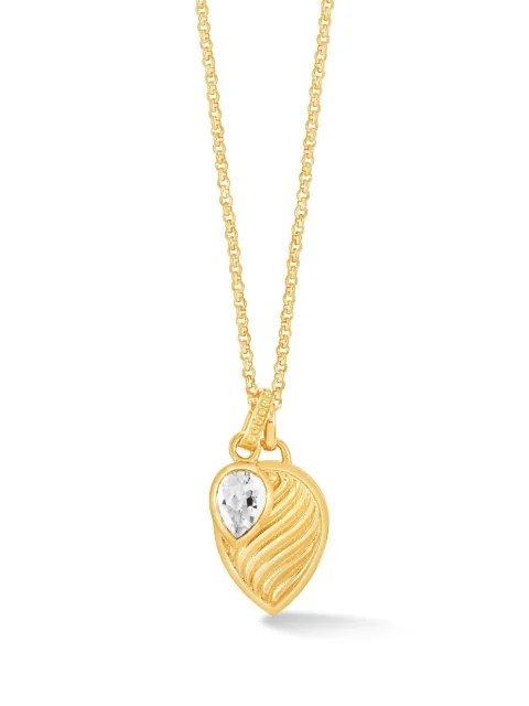 DOWER AND HALL engraved pendant necklace