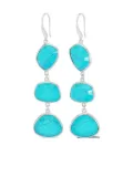 DOWER AND HALL pebble drop earrings - Silver