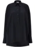 DI.LA3 PARI' poplin shirt - Blue