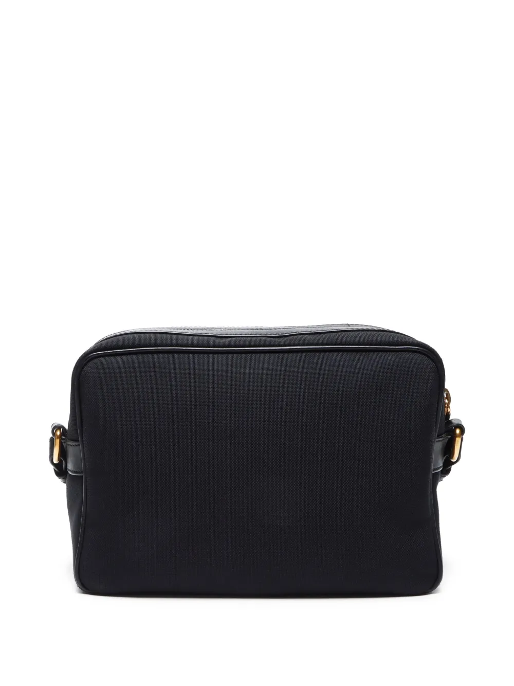 Prada Pre-Owned 2000-2020s canvas schoudertas met logoprint - Zwart