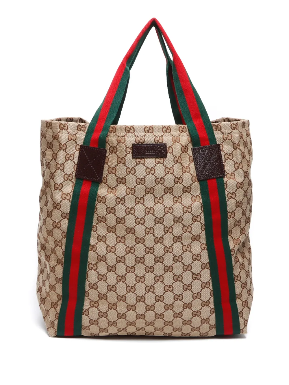 Gucci Pre-Owned 2000-2015 GG canvas tote bag | Neutrals | Image 1