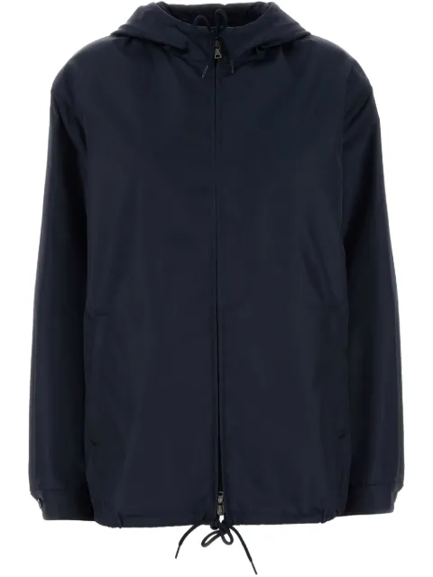 Prada hooded bomber jacket