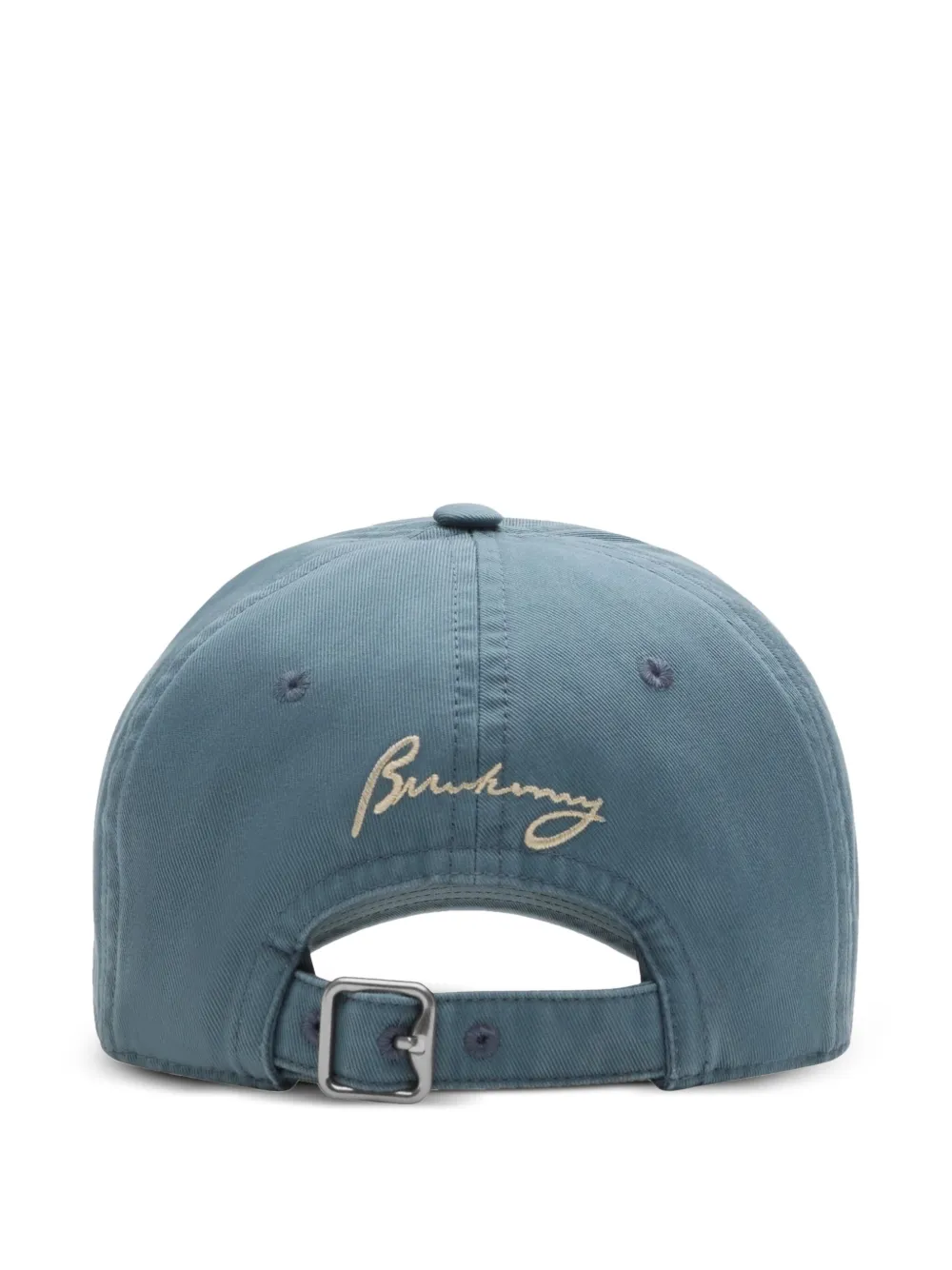 Burberry EKD gabardine honkbalpet Blauw