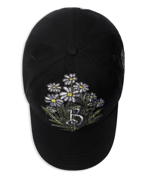 Burberry Black and White Floral Hat Burberry sun hat | Mercari main image 4