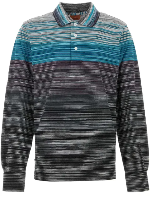 Missoni piqué-weave polo shirt 