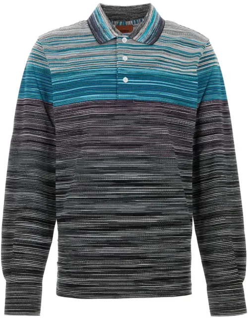 Missoni polo en piqué - Bleu - Missoni - Modalova