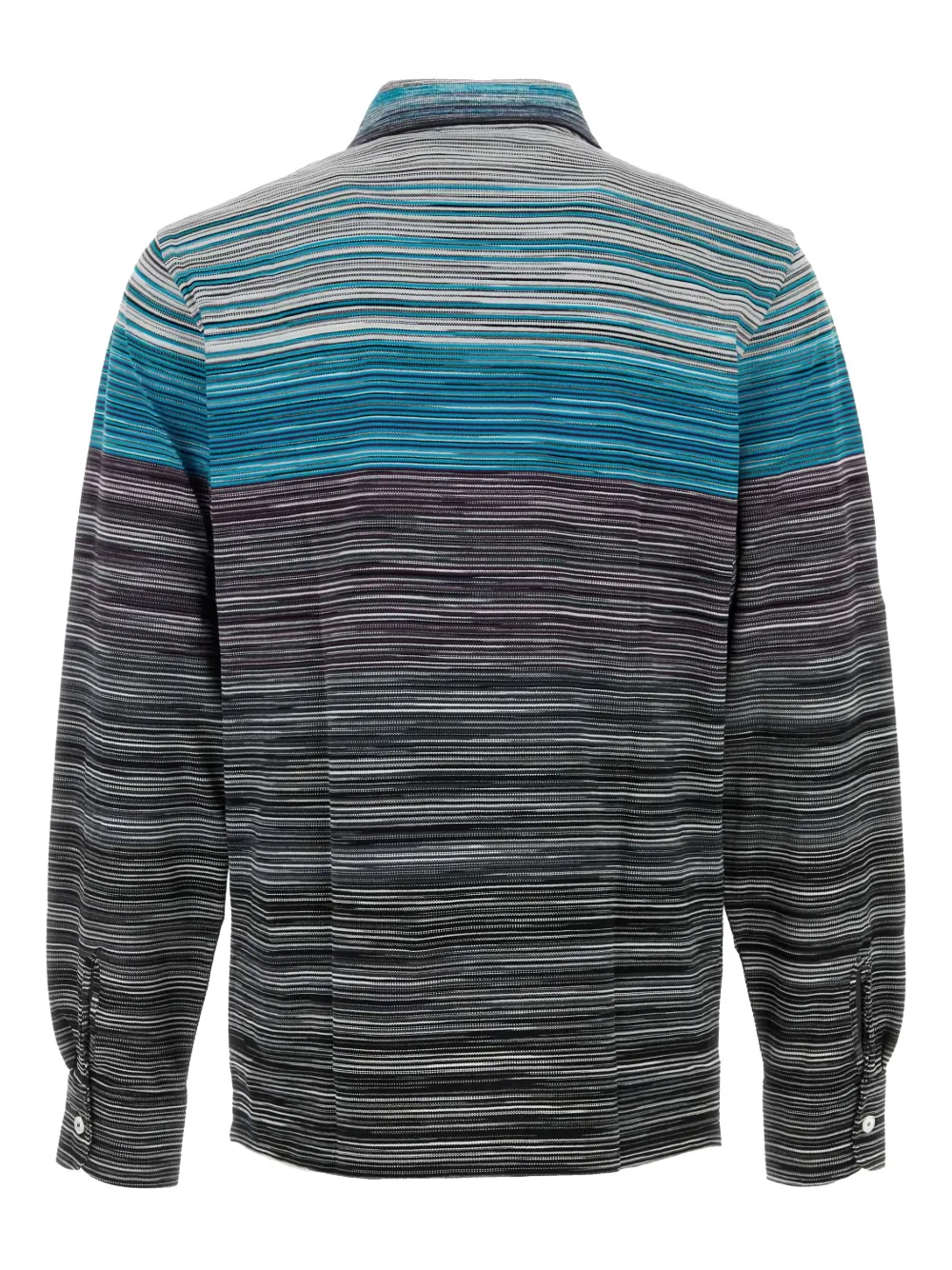 Missoni piqué-weave polo shirt - Blauw