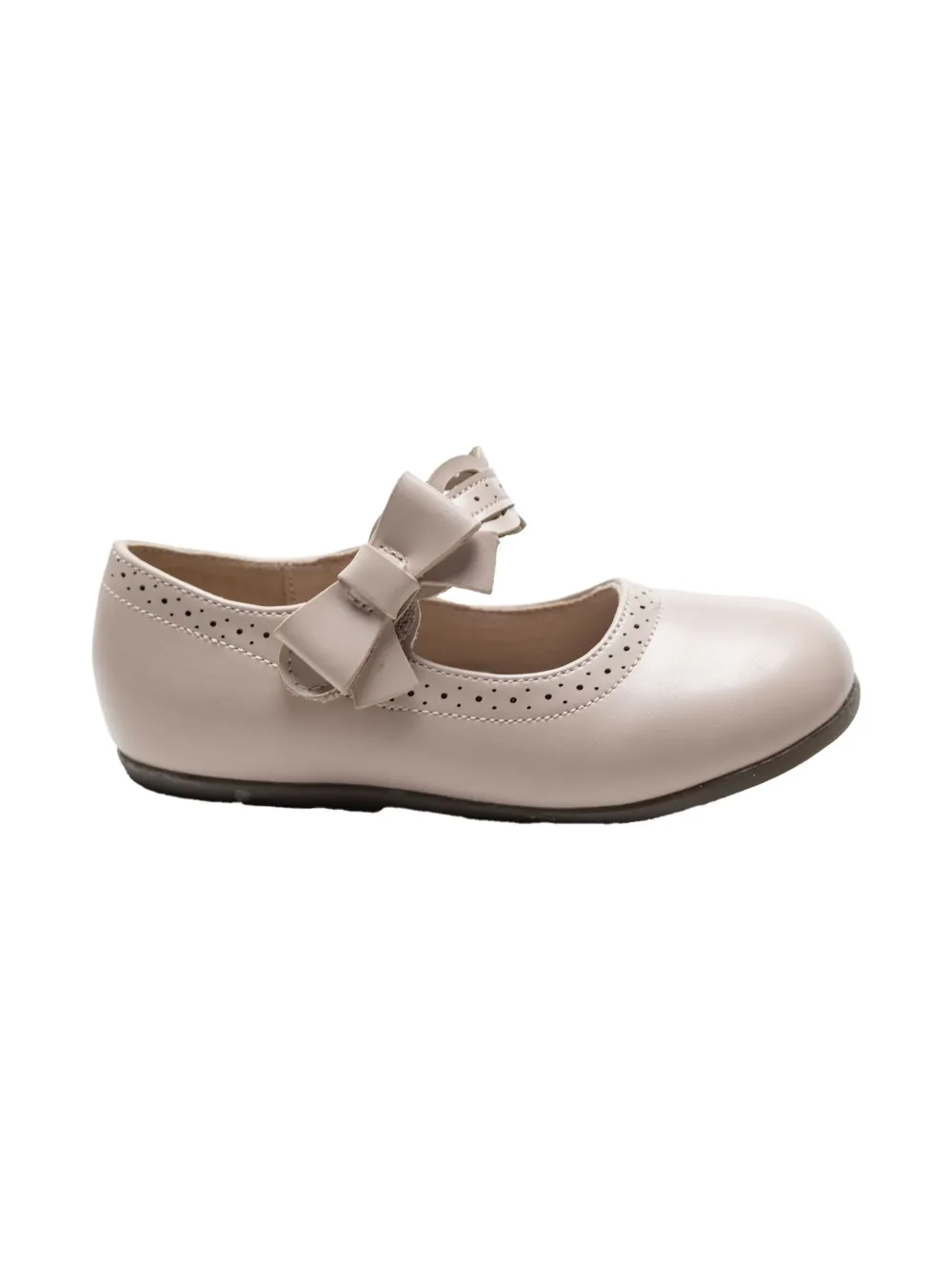 Tulleen bow-detail ballerina shoes Pink