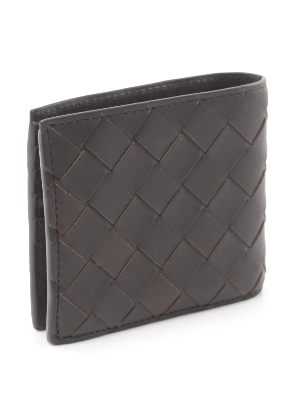 Bottega Veneta Pre-Owned 2020s Intrecciato wallet - Zwart