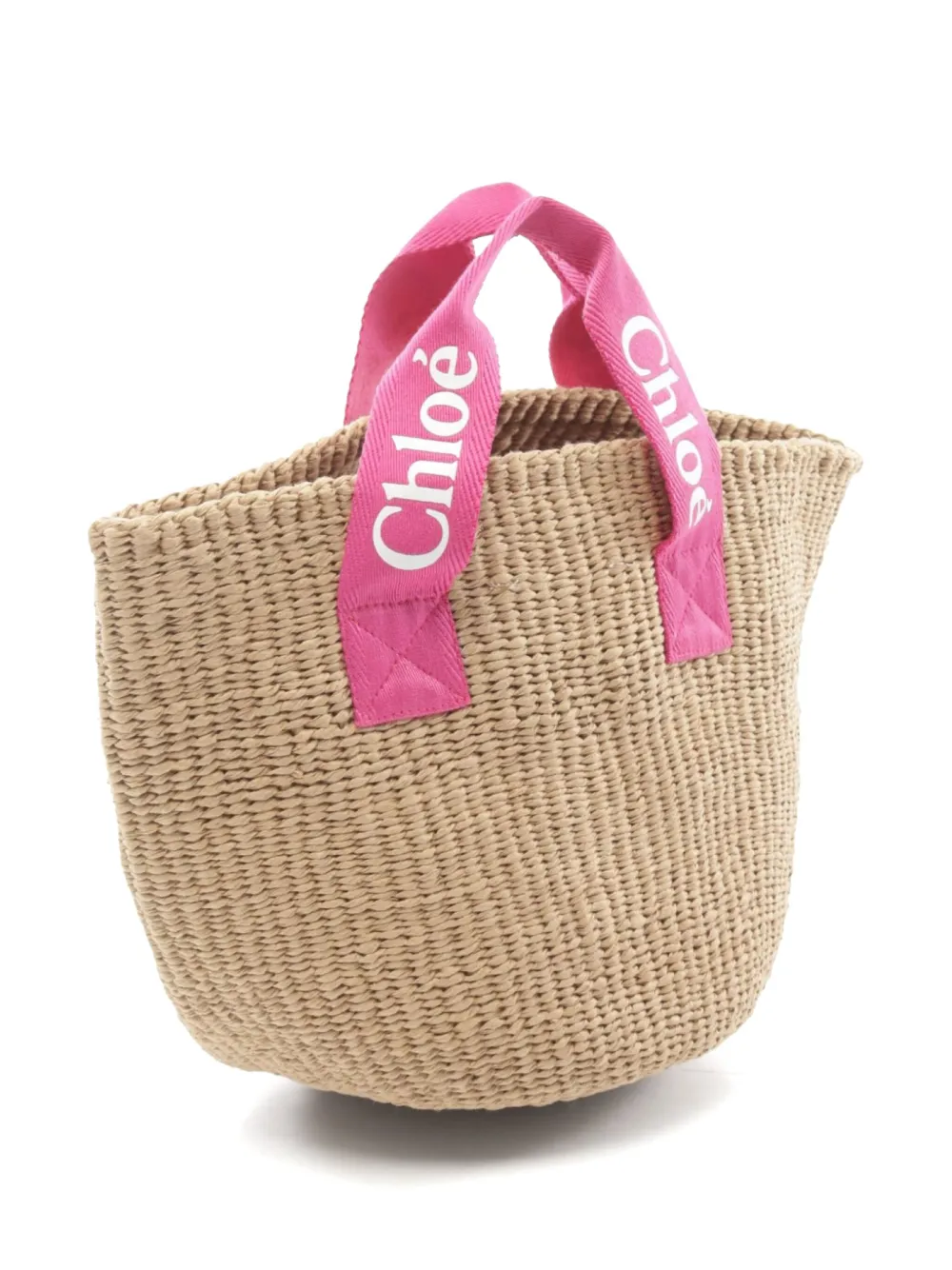 Chloé Pre-Owned x Mifuko 2020s basket tote bag - Bruin