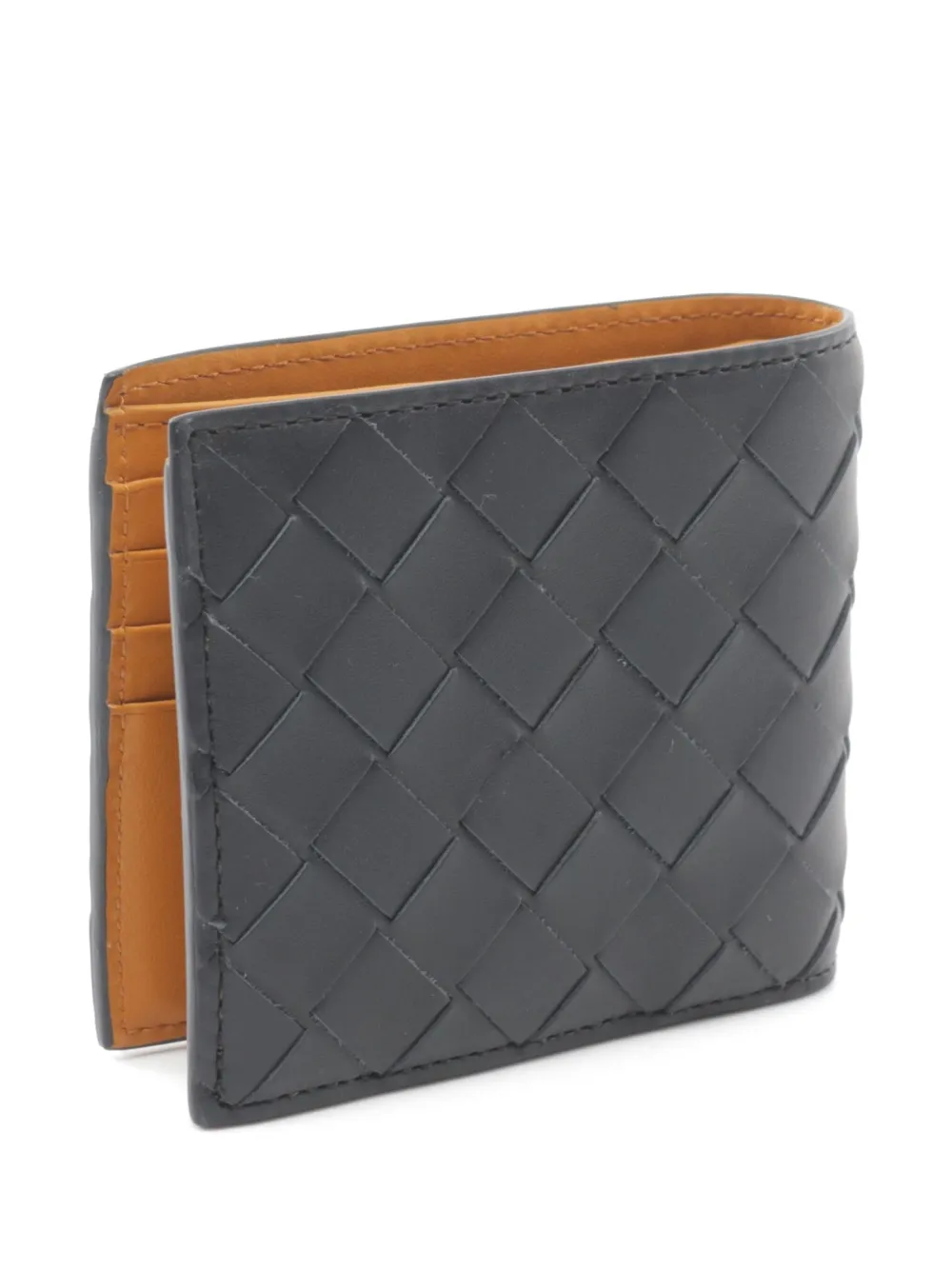 Bottega Veneta Pre-Owned 2020 Intrecciato bi-fold wallet - Blauw