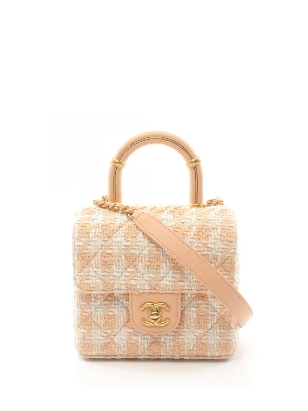 CHANEL Pre-Owned 2021 マトラッセ ショルダーバッグ - ニュートラル CHANEL Pre-Owned 2021 マトラッセ ショルダーバッグ - ニュートラル