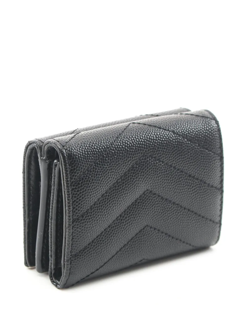 Saint Laurent Pre-Owned 1920-1929s Monogram Origami wallet - Zwart