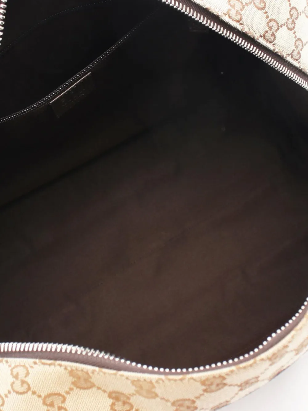 Pre-owned Gucci 2010 Gg Canvas Boston Bag In Neutrals