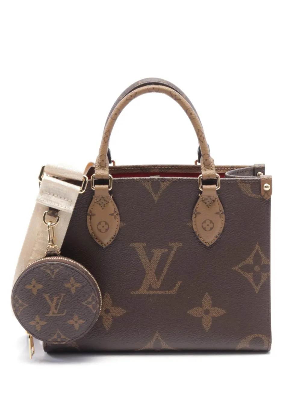 Louis Vuitton Pre-Owned 2021 On The Go PM handbag | Brown | Image 1