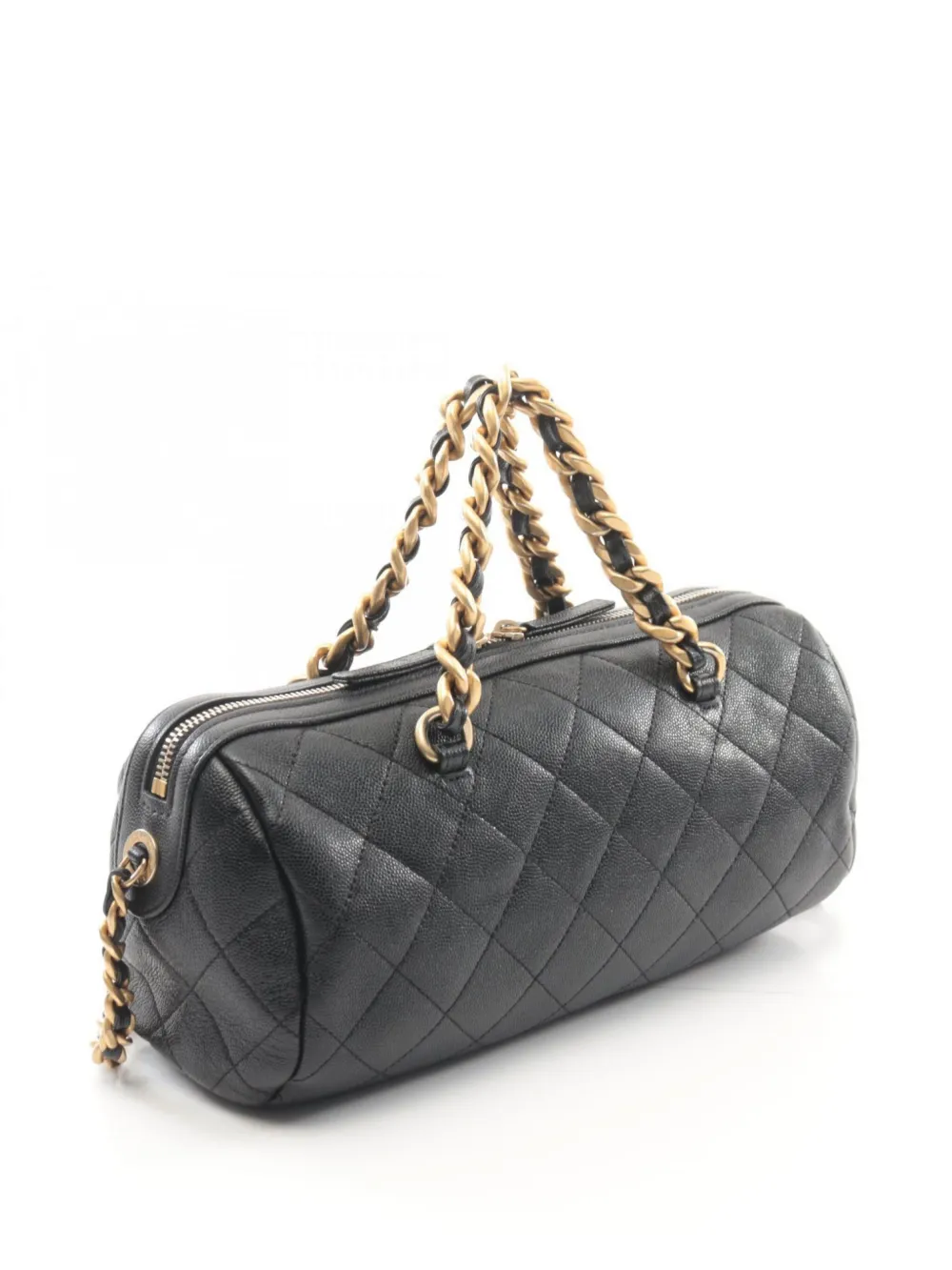 CHANEL Pre-Owned 2020-2021 matelassé schoudertas - Zwart