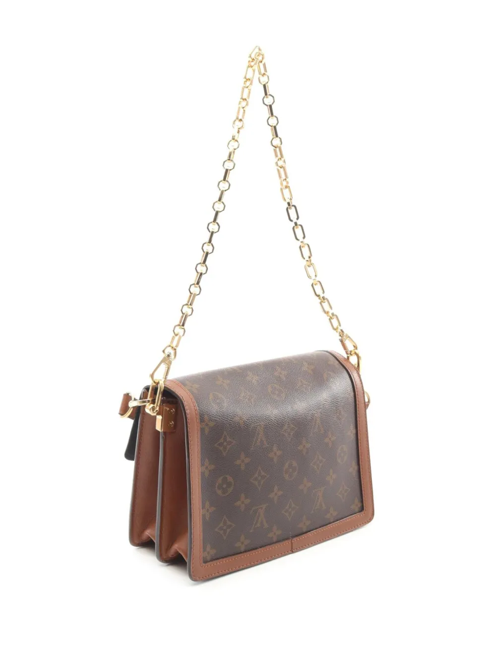 Louis Vuitton Pre-Owned 2020 Dauphine MM monogram shoulder bag - Bruin