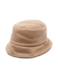 Max Mara 2010s Fiducia bucket hat - Brown