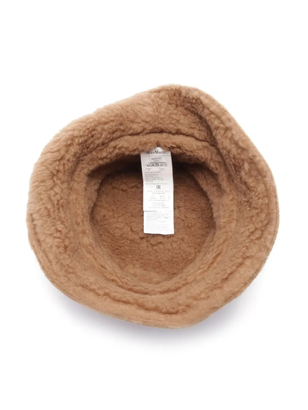 Pre-owned Max Mara 2010s Fiducia Bucket Hat In 褐色