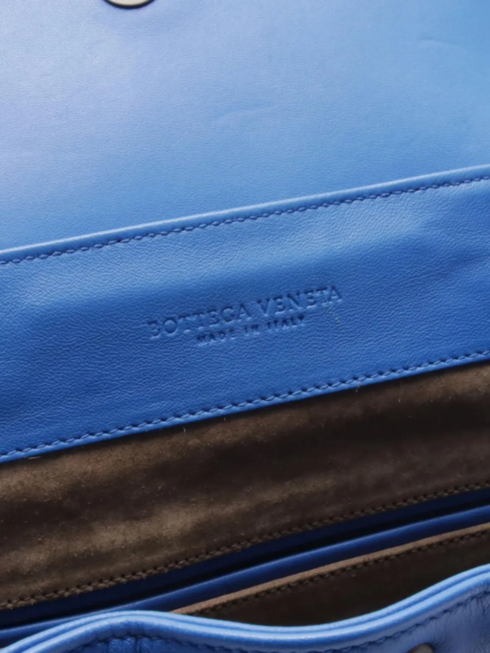 Pre-owned Bottega Veneta 2010s Intrecciato Backpack In 蓝色