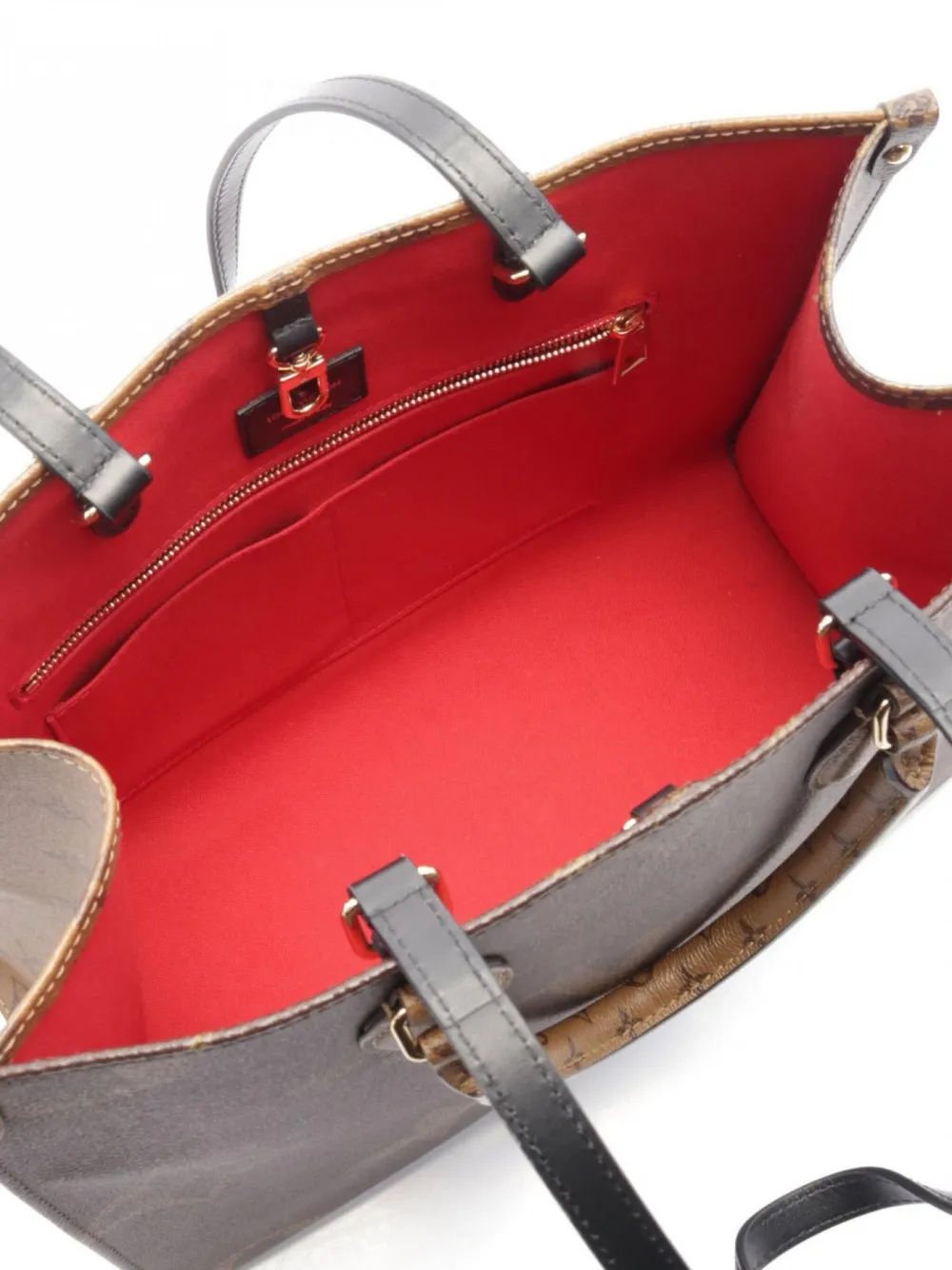 Pre-owned Louis Vuitton 2021 On The Go Mm Tote Bag In 褐色