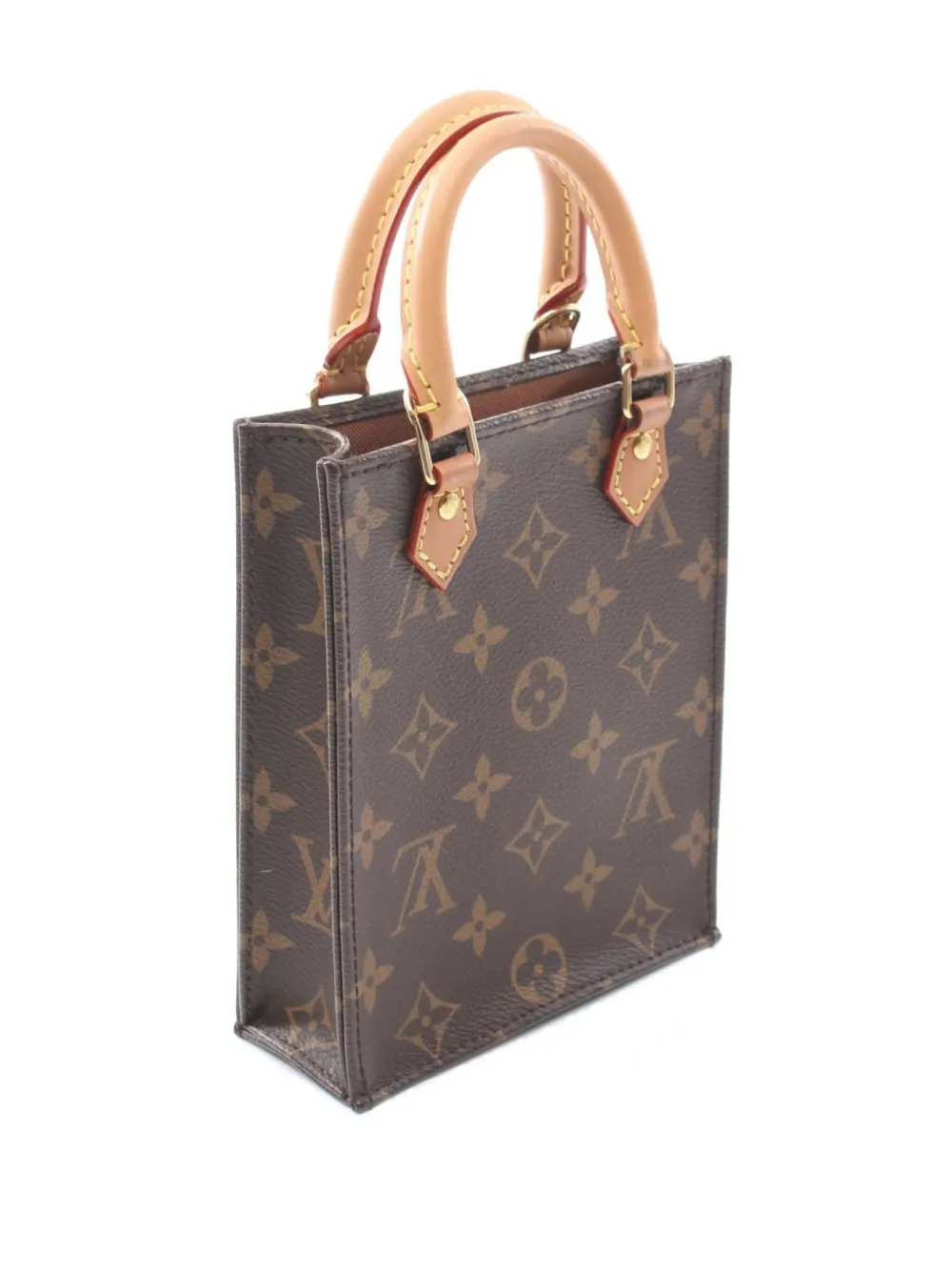 Louis Vuitton Pre-Owned 2021 Petit Sac Plat handtas - Bruin