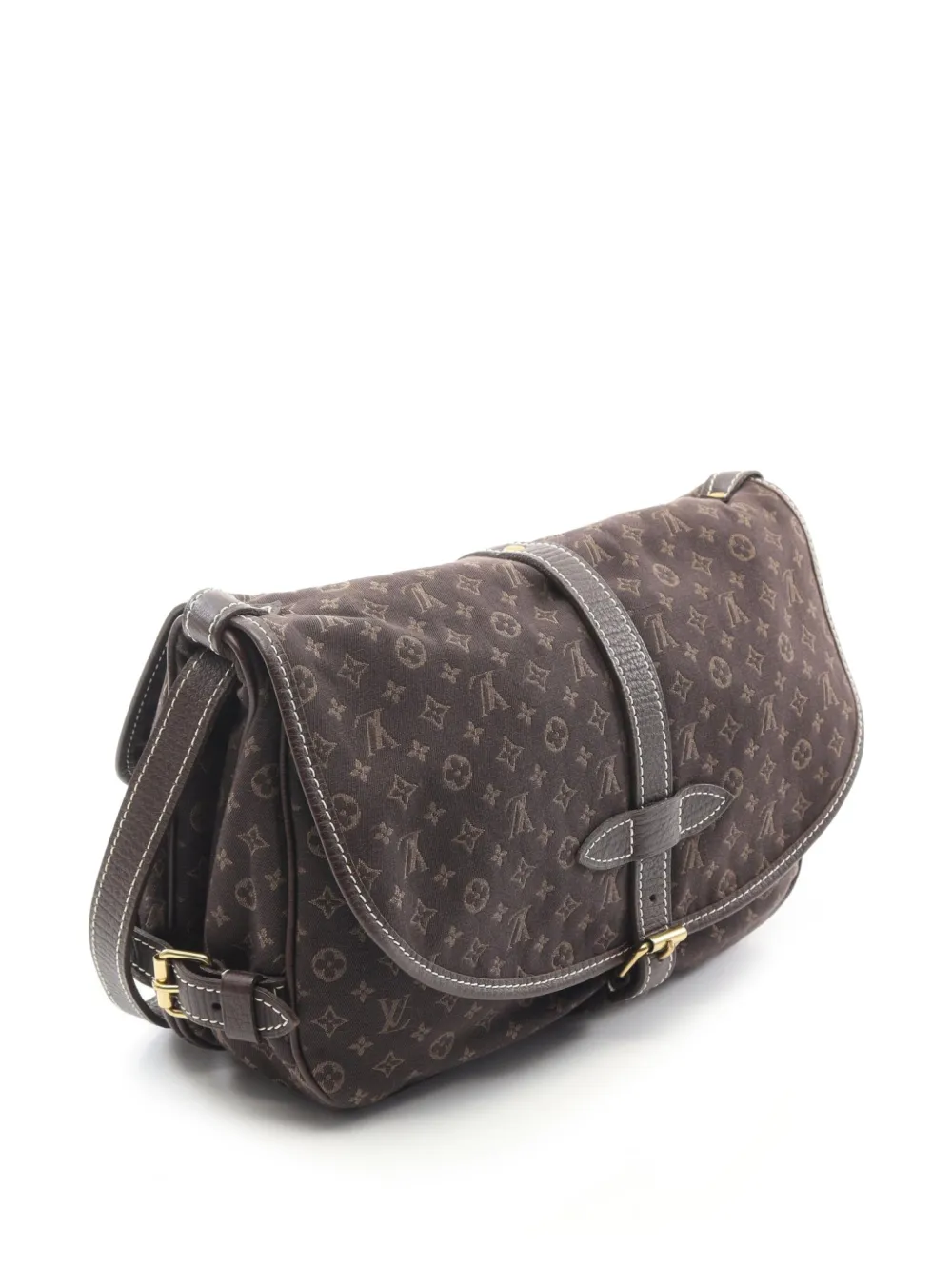 Louis Vuitton Pre-Owned 2007 mini Saumur shoulder bag - Bruin