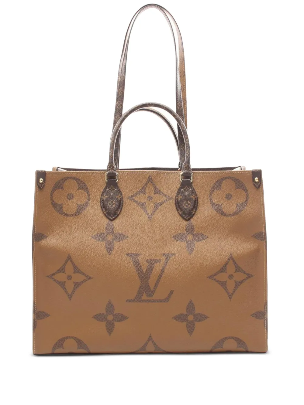 Louis Vuitton Pre-Owned 2019 オン ザ ゴー GM ハンドバッグ - ブラウン Louis Vuitton Pre-Owned 2019 オン ザ ゴー GM ハンドバッグ - ブラウン