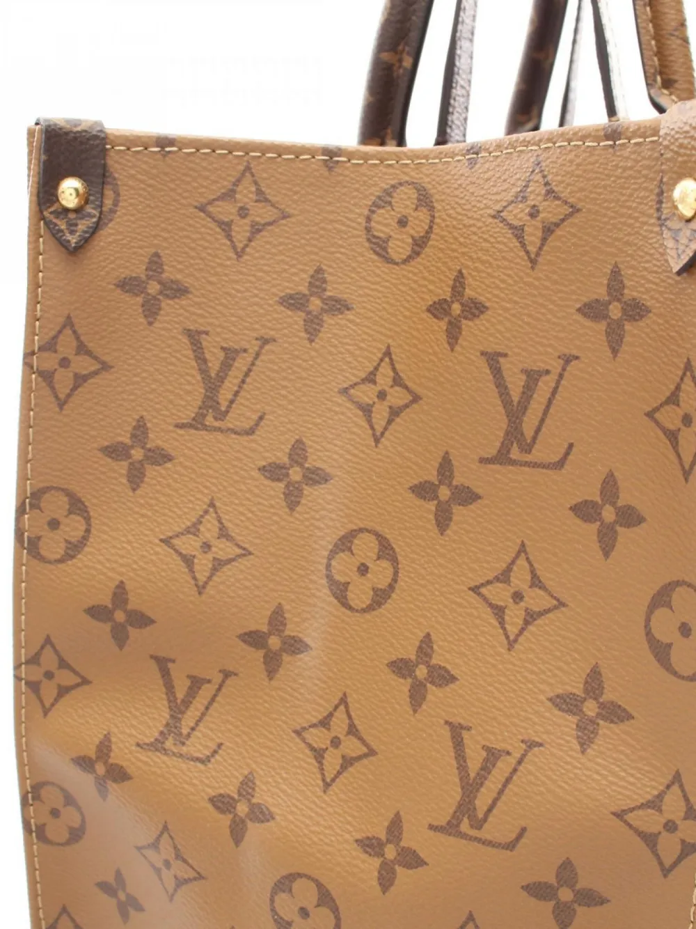 Pre-owned Louis Vuitton 2019 Onthego Gm Tote Bag In 褐色